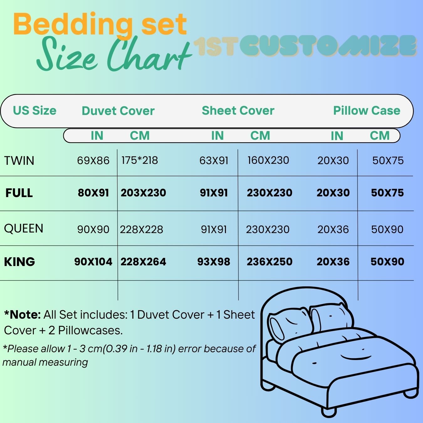 bedding size chart1